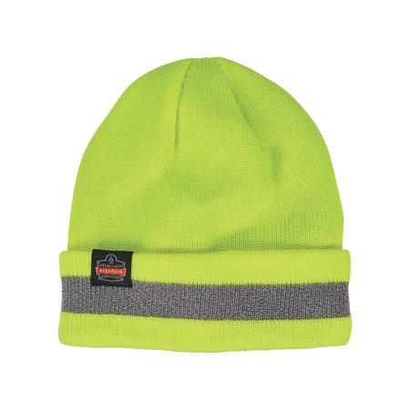 N-FERNO BY ERGODYNE Reflective Winter Hat, One Size, Lime 6803